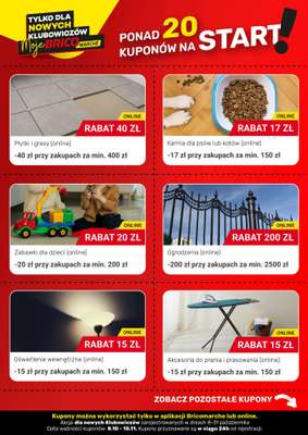 Bricomarche - gazetka promocyjna Ponad 20 kuponów na start od środy 08.10 do piątku 31.10 - strona 3