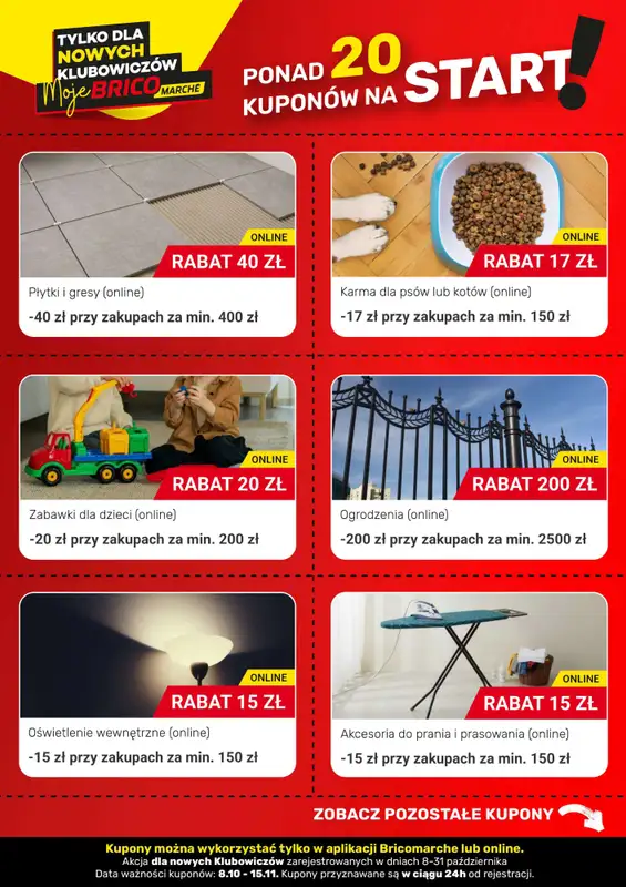 Bricomarche - gazetka promocyjna Ponad 20 kuponów na start   - strona 3