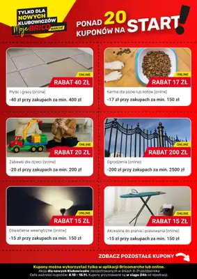 Bricomarche - gazetka promocyjna Ponad 20 kuponów na start od środy 08.10 do piątku 31.10 - strona 3 Bricomarche - gazetka promocyjna Ponad 20 kuponów na start od środy 08.10 do piątku 31.10 - strona 3