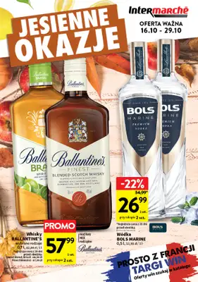 Intermarche - gazetka promocyjna Katalog alkoholi od czwartku 16.10 do środy 29.10
