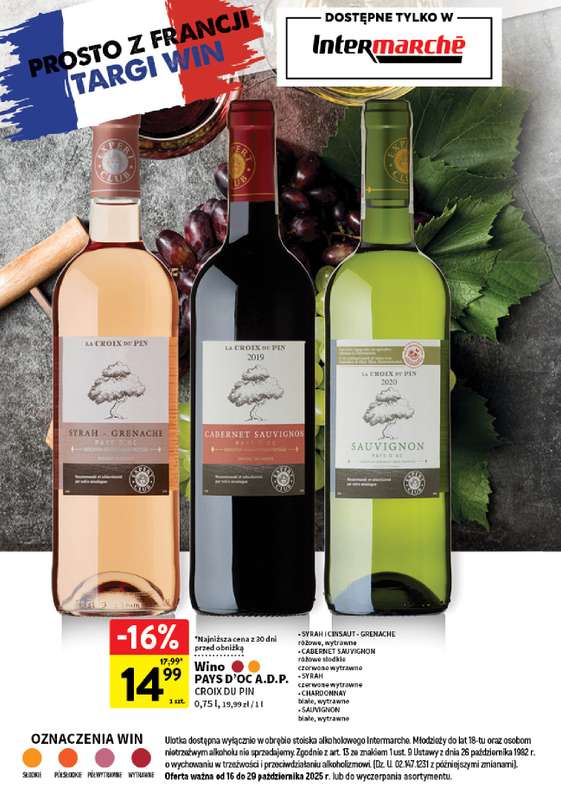 Intermarche - gazetka promocyjna Katalog alkoholi od czwartku 16.10 do środy 29.10 - strona 25
