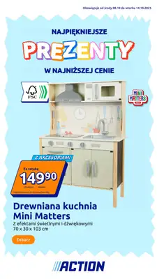 Action - gazetka promocyjna Katalog prezentowy od środy 08.10 do wtorku 14.10 Action - gazetka promocyjna Katalog prezentowy od środy 08.10 do wtorku 14.10