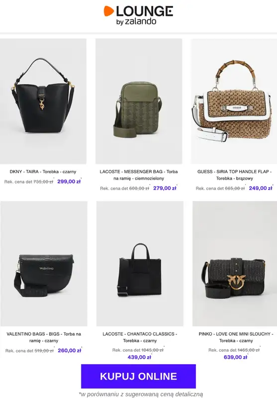 Lounge by Zalando - gazetka promocyjna Do -75% Torby premium od środy 08.10 do soboty 11.10 - strona 3