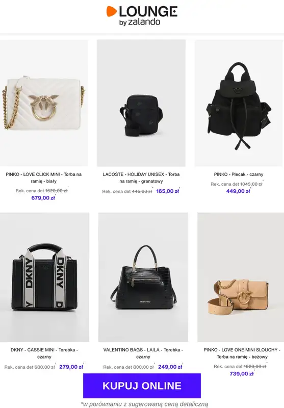 Lounge by Zalando - gazetka promocyjna Do -75% Torby premium od środy 08.10 do soboty 11.10 - strona 2