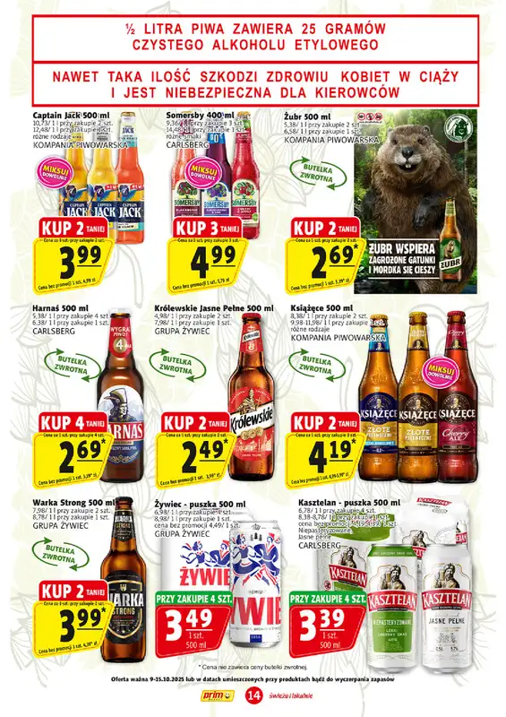 Prim Market - gazetka promocyjna Gazetka od czwartku 09.10 do środy 15.10 - strona 14