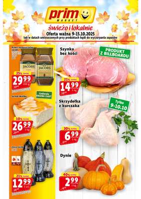 Prim Market - gazetka promocyjna Gazetka od czwartku 09.10 do środy 15.10