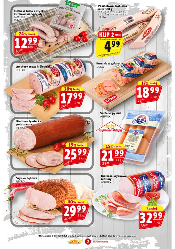 Prim Market - gazetka promocyjna Gazetka od czwartku 09.10 do środy 15.10 - strona 2
