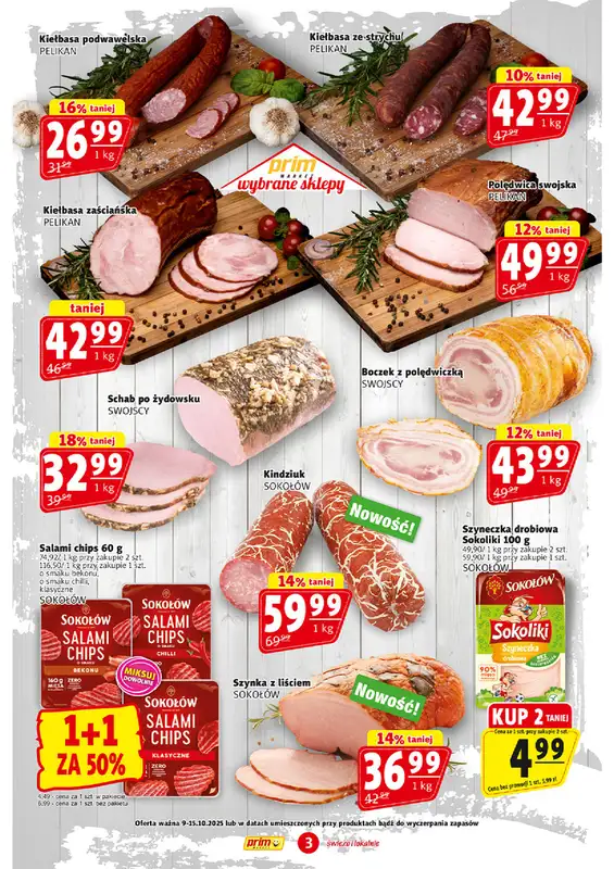 Prim Market - gazetka promocyjna Gazetka od czwartku 09.10 do środy 15.10 - strona 3