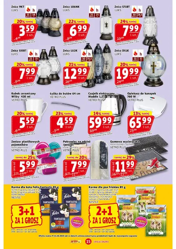 Prim Market - gazetka promocyjna Gazetka od czwartku 09.10 do środy 15.10 - strona 15