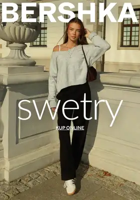 Bershka - gazetka promocyjna SWETRY damskie od środy 08.10  Bershka - gazetka promocyjna SWETRY damskie od środy 08.10