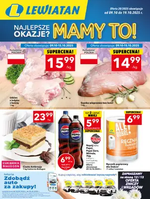 LEWIATAN - gazetka promocyjna Mamy TO w Lewiatanie – woj. świętokrzyskie od czwartku 09.10 do niedzieli 19.10 LEWIATAN - gazetka promocyjna Mamy TO w Lewiatanie – woj. świętokrzyskie od czwartku 09.10 do niedzieli 19.10