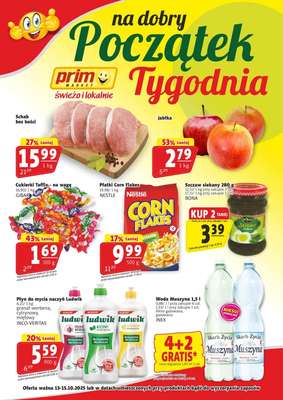 Prim Market - gazetka promocyjna Plakat promocyjny od poniedziałku 13.10 do środy 15.10