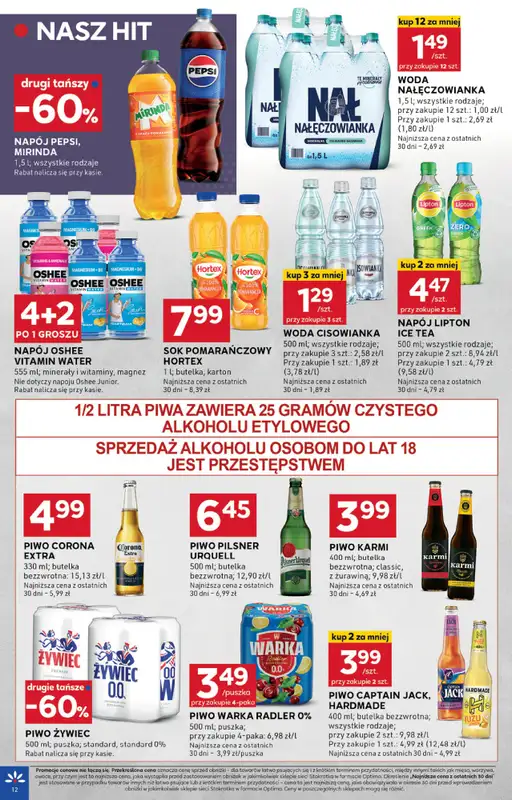 Stokrotka - gazetka promocyjna Gazetka Optima od czwartku 09.10 do środy 15.10 - strona 12