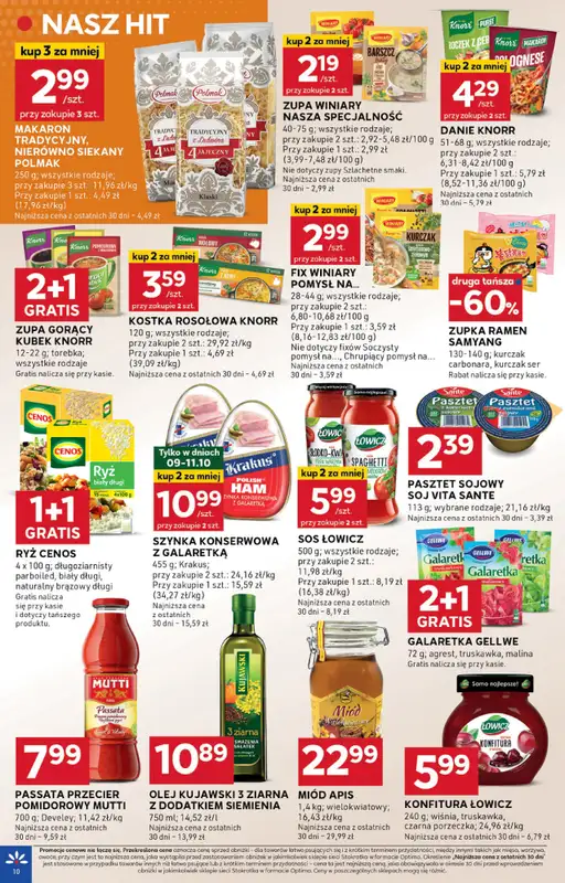 Stokrotka - gazetka promocyjna Gazetka Optima od czwartku 09.10 do środy 15.10 - strona 10