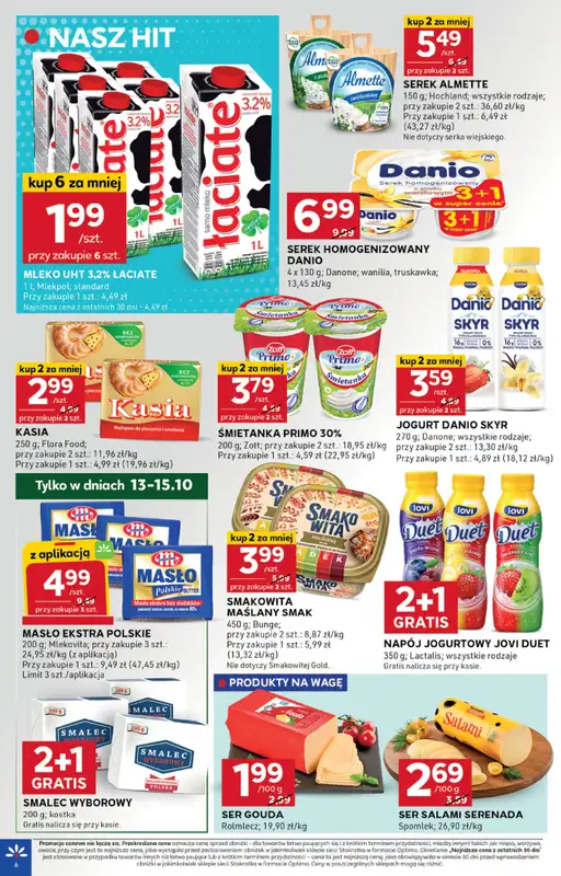 Stokrotka - gazetka promocyjna Gazetka Optima od czwartku 09.10 do środy 15.10 - strona 6