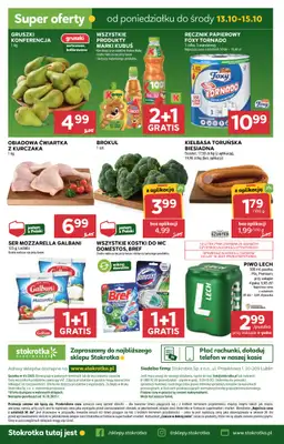 Stokrotka - gazetka promocyjna Gazetka Supermarket od czwartku 09.10 do środy 15.10 - strona 48 Stokrotka - gazetka promocyjna Gazetka Supermarket od czwartku 09.10 do środy 15.10 - strona 48