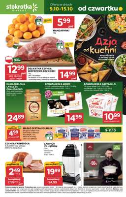 Stokrotka - gazetka promocyjna Gazetka Market od czwartku 09.10 do środy 15.10