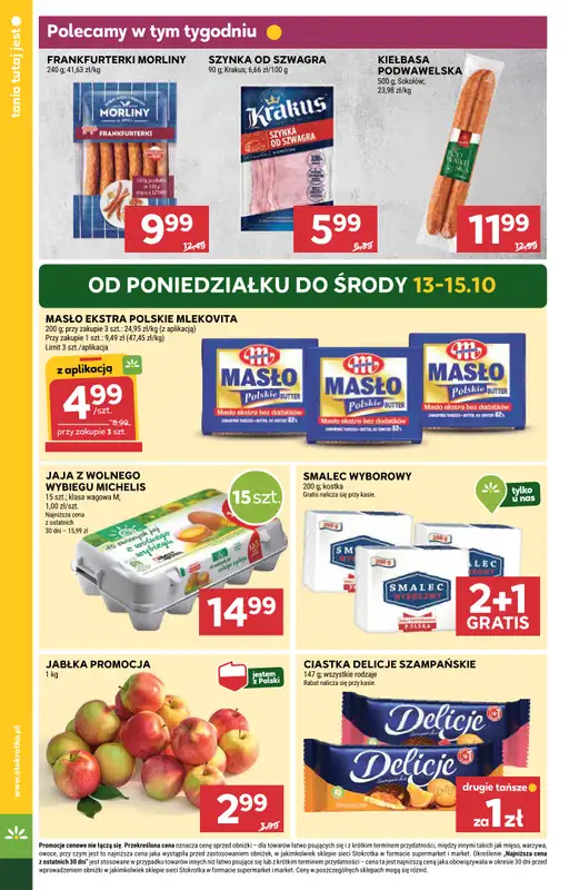 Stokrotka - gazetka promocyjna Gazetka Market od czwartku 09.10 do środy 15.10 - strona 4