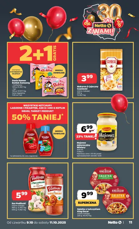 Netto - gazetka promocyjna Gazetka Spożywcza od czwartku 09.10 do soboty 11.10 - strona 11