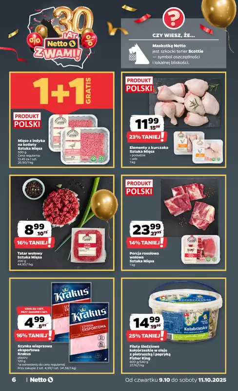 Netto - gazetka promocyjna Gazetka Spożywcza od czwartku 09.10 do soboty 11.10 - strona 6