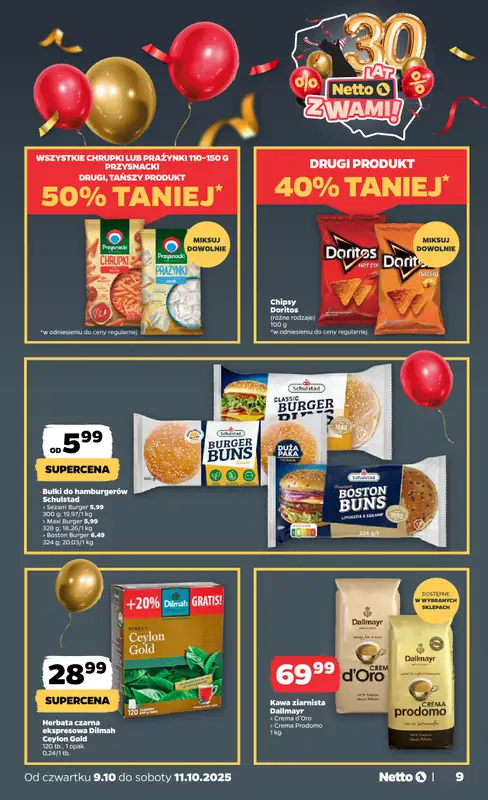 Netto - gazetka promocyjna Gazetka Spożywcza od czwartku 09.10 do soboty 11.10 - strona 9