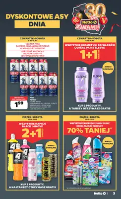 Netto - gazetka promocyjna Gazetka Spożywcza od czwartku 09.10 do soboty 11.10 - strona 3 Netto - gazetka promocyjna Gazetka Spożywcza od czwartku 09.10 do soboty 11.10 - strona 3