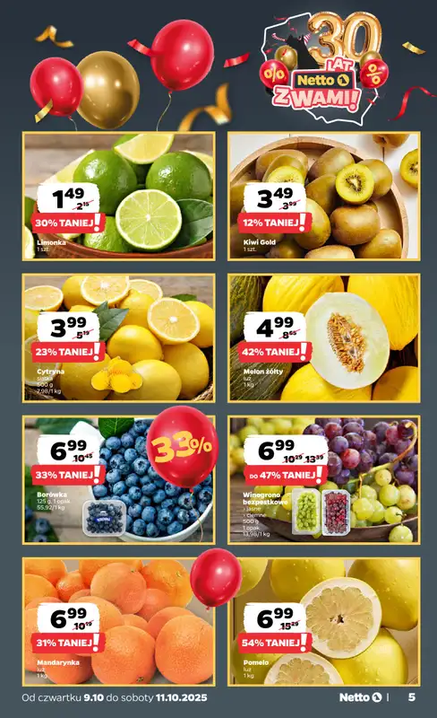 Netto - gazetka promocyjna Gazetka Spożywcza od czwartku 09.10 do soboty 11.10 - strona 5