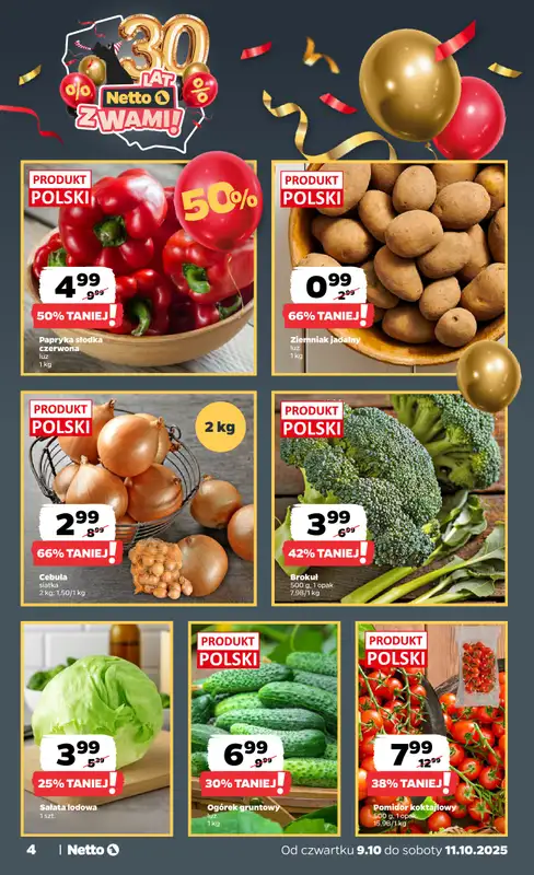 Netto - gazetka promocyjna Gazetka Spożywcza od czwartku 09.10 do soboty 11.10 - strona 4