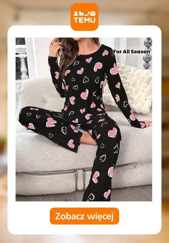 Temu - gazetka promocyjna Piżamy damskie od środy 08.10  - strona 9