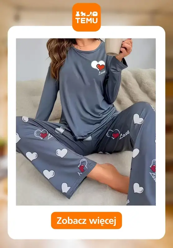 Temu - gazetka promocyjna Piżamy damskie od środy 08.10  - strona 6