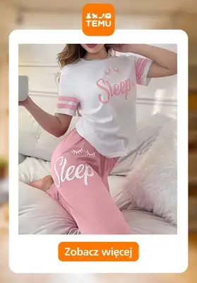 Temu - gazetka promocyjna Piżamy damskie od środy 08.10  - strona 13 Temu - gazetka promocyjna Piżamy damskie od środy 08.10  - strona 13