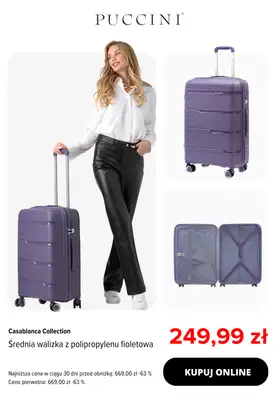 Puccini - gazetka promocyjna -30% na walizki z kolekcji Casablanca od środy 08.10 do poniedziałku 20.10 - strona 2