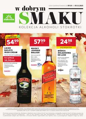 Stokrotka - gazetka promocyjna W dobrym smaku od czwartku 09.10 do środy 05.11