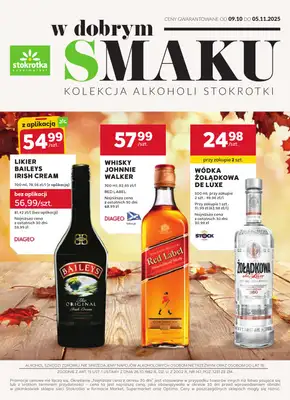 Stokrotka - gazetka promocyjna W dobrym smaku od czwartku 09.10 do środy 05.11