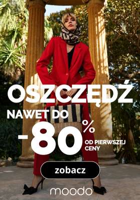 Moodo - gazetka promocyjna Oszczędź nawet do -80% od pierwszej ceny od środy 08.10 do niedzieli 19.10