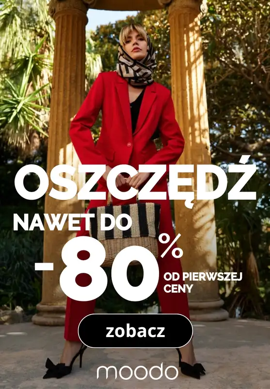 Moodo - gazetka promocyjna Oszczędź nawet do -80% od pierwszej ceny od środy 08.10 do niedzieli 19.10