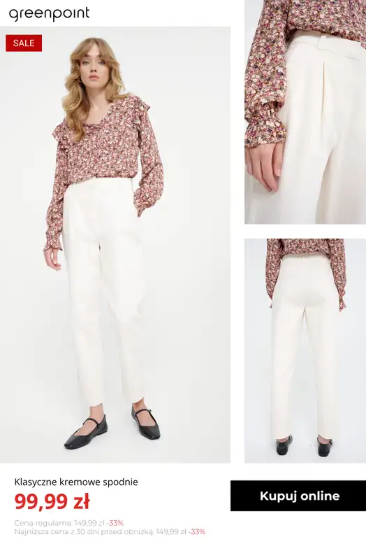 Greenpoint - gazetka promocyjna Nowe w wyprzedaży! od środy 08.10  - strona 6