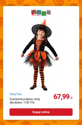 Smyk - gazetka promocyjna HALLOWEEN: -10% przy zakupie 2 szt. od środy 08.10 do wtorku 28.10 - strona 4 Smyk - gazetka promocyjna HALLOWEEN: -10% przy zakupie 2 szt. od środy 08.10 do wtorku 28.10 - strona 4