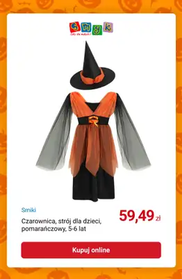 Smyk - gazetka promocyjna HALLOWEEN: -10% przy zakupie 2 szt. od środy 08.10 do wtorku 28.10 - strona 9 Smyk - gazetka promocyjna HALLOWEEN: -10% przy zakupie 2 szt. od środy 08.10 do wtorku 28.10 - strona 9