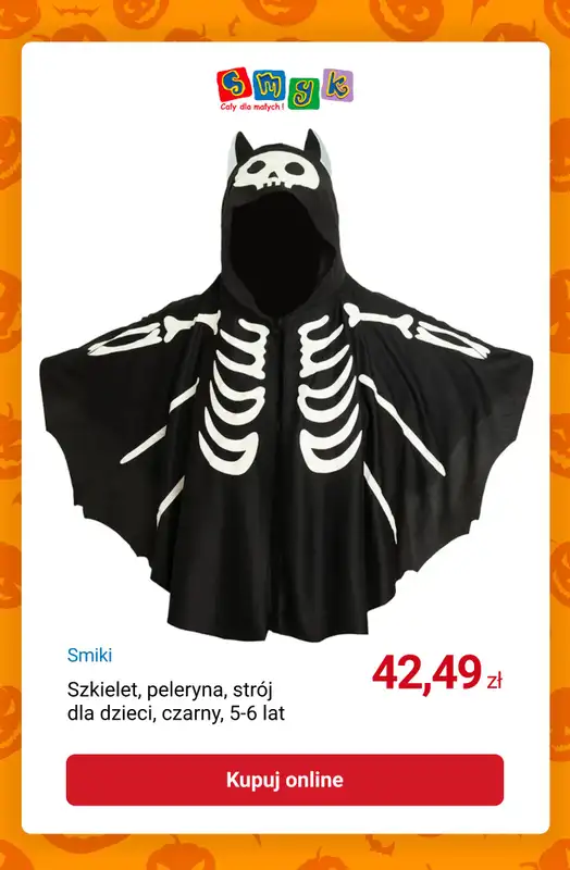 Smyk - gazetka promocyjna HALLOWEEN: -10% przy zakupie 2 szt. od środy 08.10 do wtorku 28.10 - strona 10