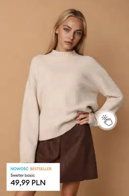 Sinsay - gazetka promocyjna Swetry damskie - już od 35,99 PLN od środy 08.10 do wtorku 14.10 - strona 2 Sinsay - gazetka promocyjna Swetry damskie - już od 35,99 PLN od środy 08.10 do wtorku 14.10 - strona 2