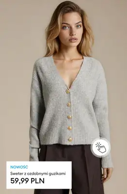 Sinsay - gazetka promocyjna Swetry damskie - już od 35,99 PLN od środy 08.10 do wtorku 14.10 - strona 12 Sinsay - gazetka promocyjna Swetry damskie - już od 35,99 PLN od środy 08.10 do wtorku 14.10 - strona 12