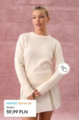 Sinsay - gazetka promocyjna Swetry damskie - już od 35,99 PLN od środy 08.10 do wtorku 14.10 - strona 20 Sinsay - gazetka promocyjna Swetry damskie - już od 35,99 PLN od środy 08.10 do wtorku 14.10 - strona 20