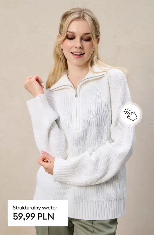 Sinsay - gazetka promocyjna Swetry damskie - już od 35,99 PLN od środy 08.10 do wtorku 14.10 - strona 14