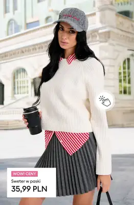 Sinsay - gazetka promocyjna Swetry damskie - już od 35,99 PLN od środy 08.10 do wtorku 14.10 - strona 13 Sinsay - gazetka promocyjna Swetry damskie - już od 35,99 PLN od środy 08.10 do wtorku 14.10 - strona 13