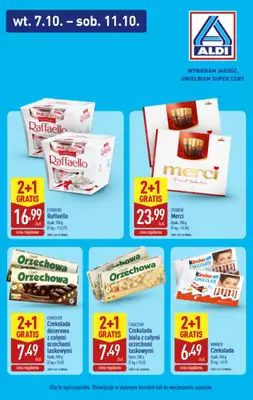 Aldi - gazetka promocyjna Super promocje Aldi! od środy 08.10 do soboty 11.10
