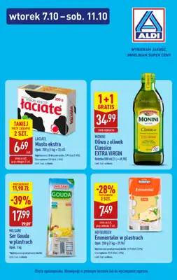 Aldi - gazetka promocyjna Super promocje Aldi! od środy 08.10 do soboty 11.10