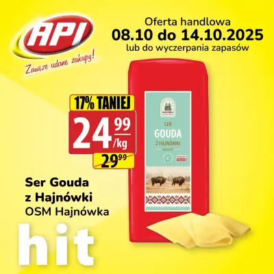 API Market - gazetka promocyjna Plakaty promocyjne od czwartku 09.10 do wtorku 14.10 - strona 3 API Market - gazetka promocyjna Plakaty promocyjne od czwartku 09.10 do wtorku 14.10 - strona 3