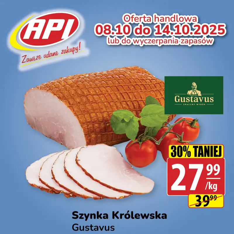 API Market - gazetka promocyjna Plakaty promocyjne od czwartku 09.10 do wtorku 14.10