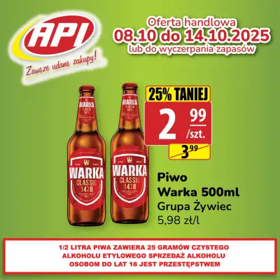 API Market - gazetka promocyjna Plakaty promocyjne od czwartku 09.10 do wtorku 14.10 - strona 2 API Market - gazetka promocyjna Plakaty promocyjne od czwartku 09.10 do wtorku 14.10 - strona 2